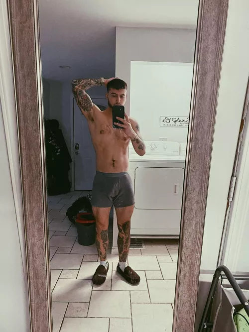 Dirty mirror, dirtier mind 😏