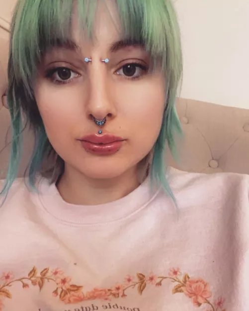 Fresh lip filler makes me feel so 😈