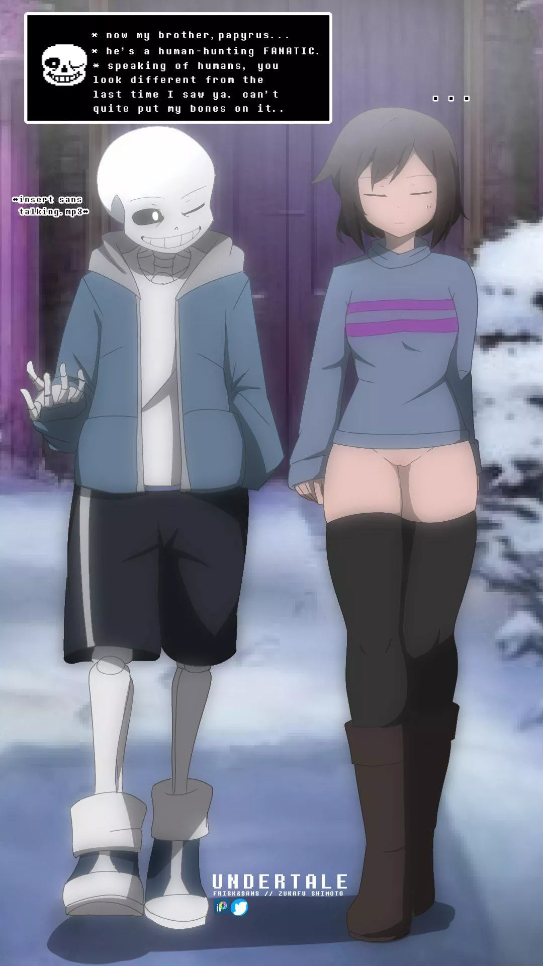 [Frisk, Sans] Small Talk (@SZukafu on Twitter)