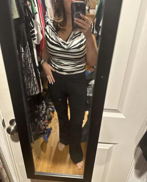 Good morning !! Do you like my choice of work cloths for todays meetings