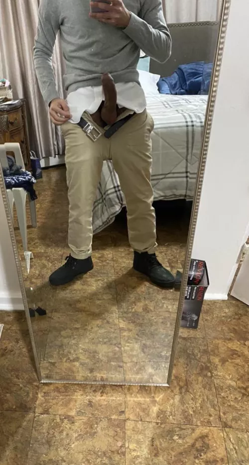 Got home from work horny as hell