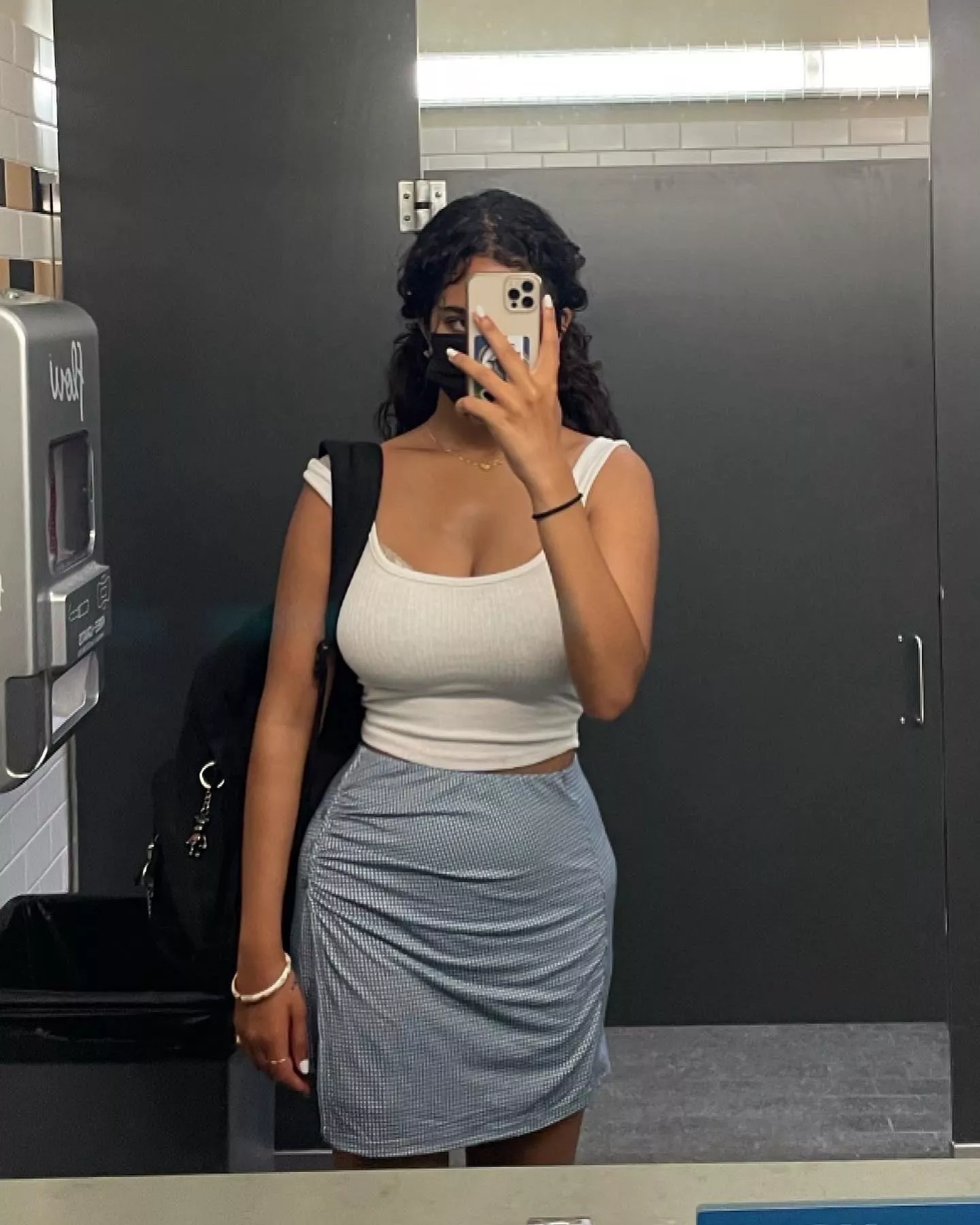 Had to fix my shirt before class :P