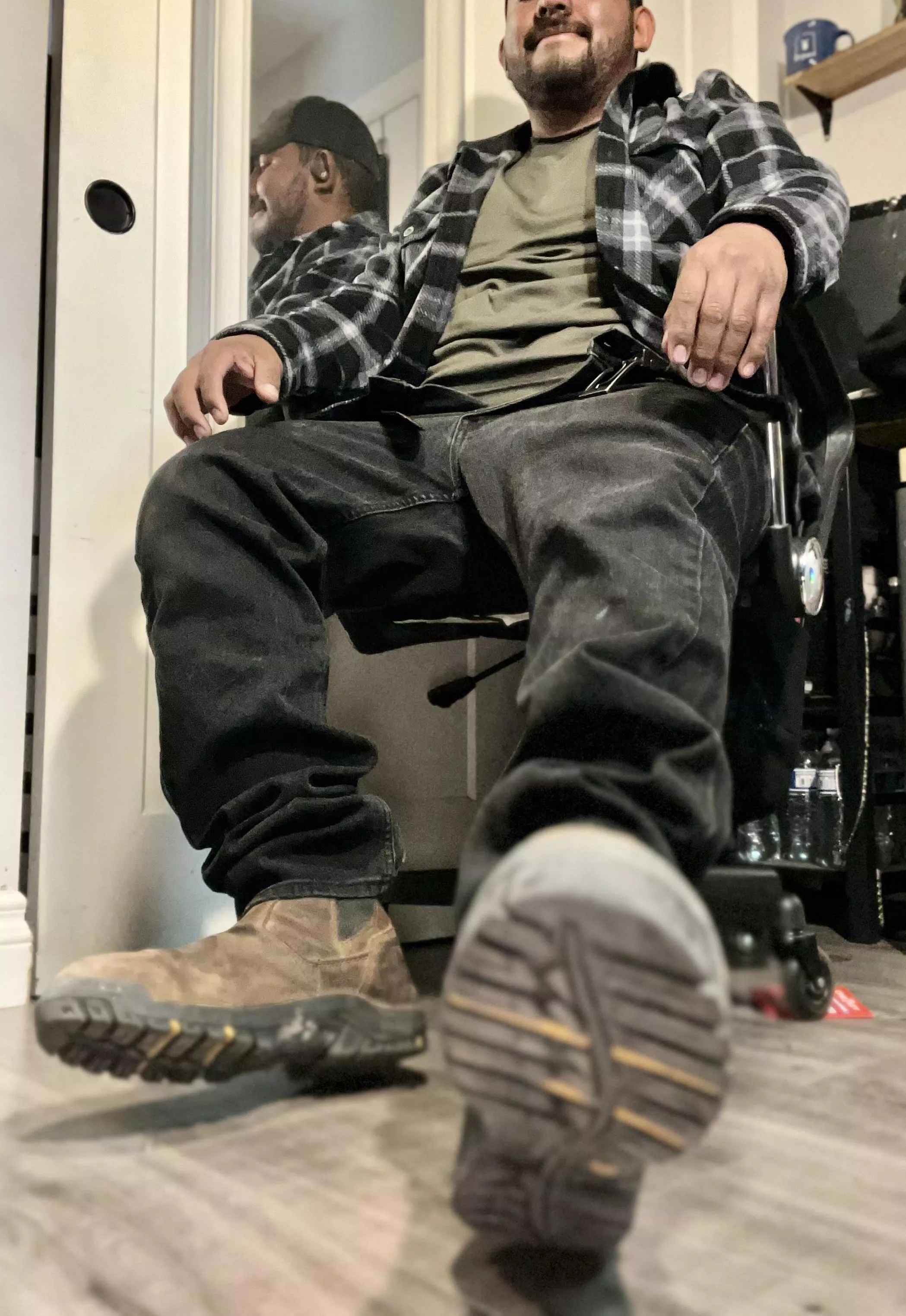 Help me get out of my work clothes so I can unwind