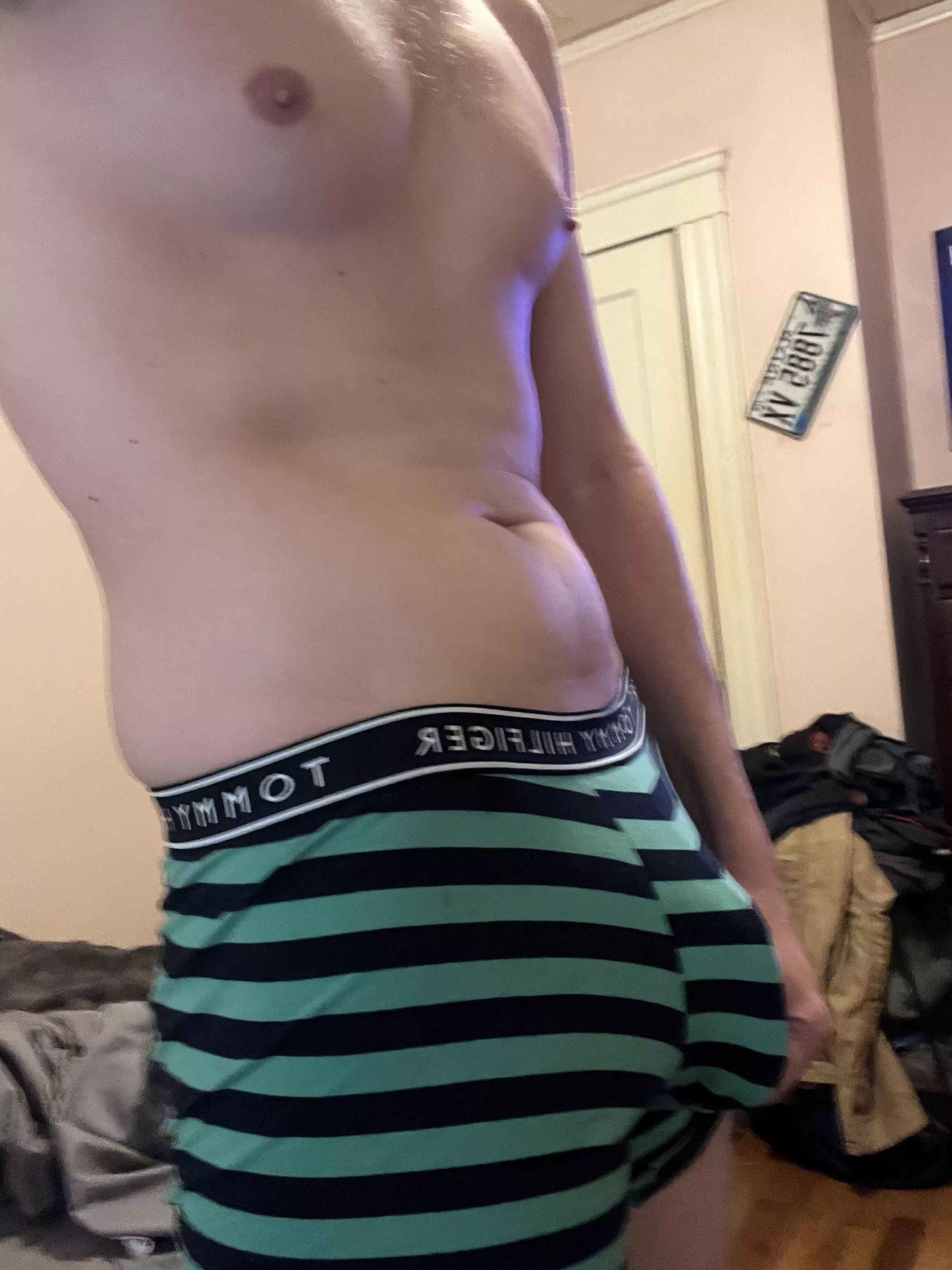 If we’re roommates you got to be cool with me walking around like this all day. Hope you don’t mind