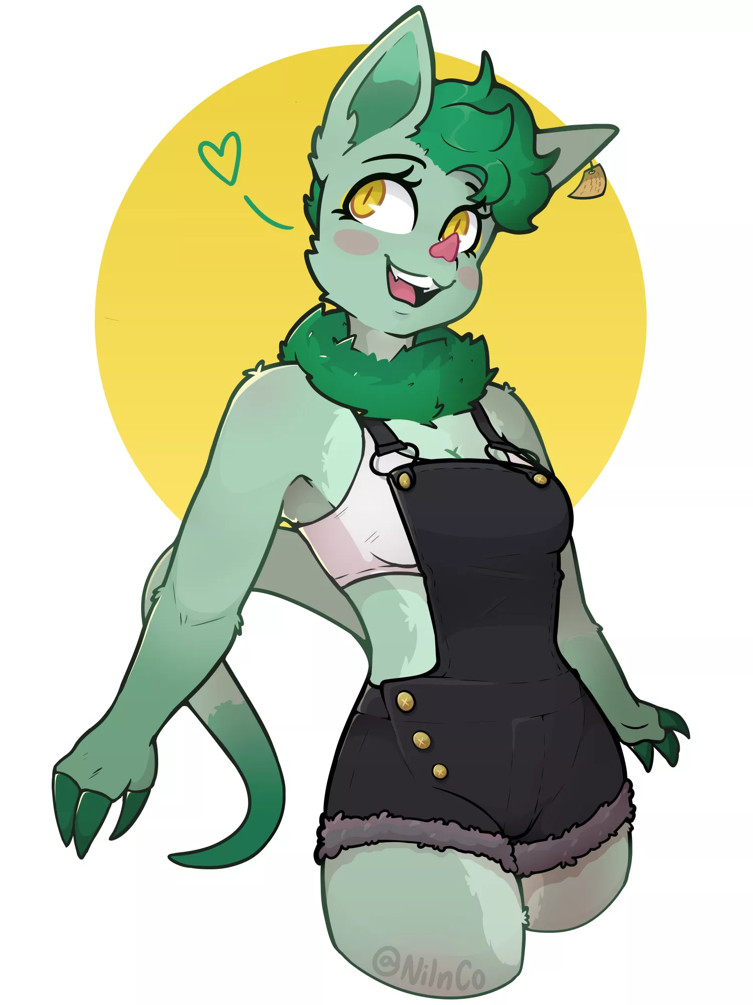 Just Finished a Doodle of my OC Julip 🦇 (@NilnCo)