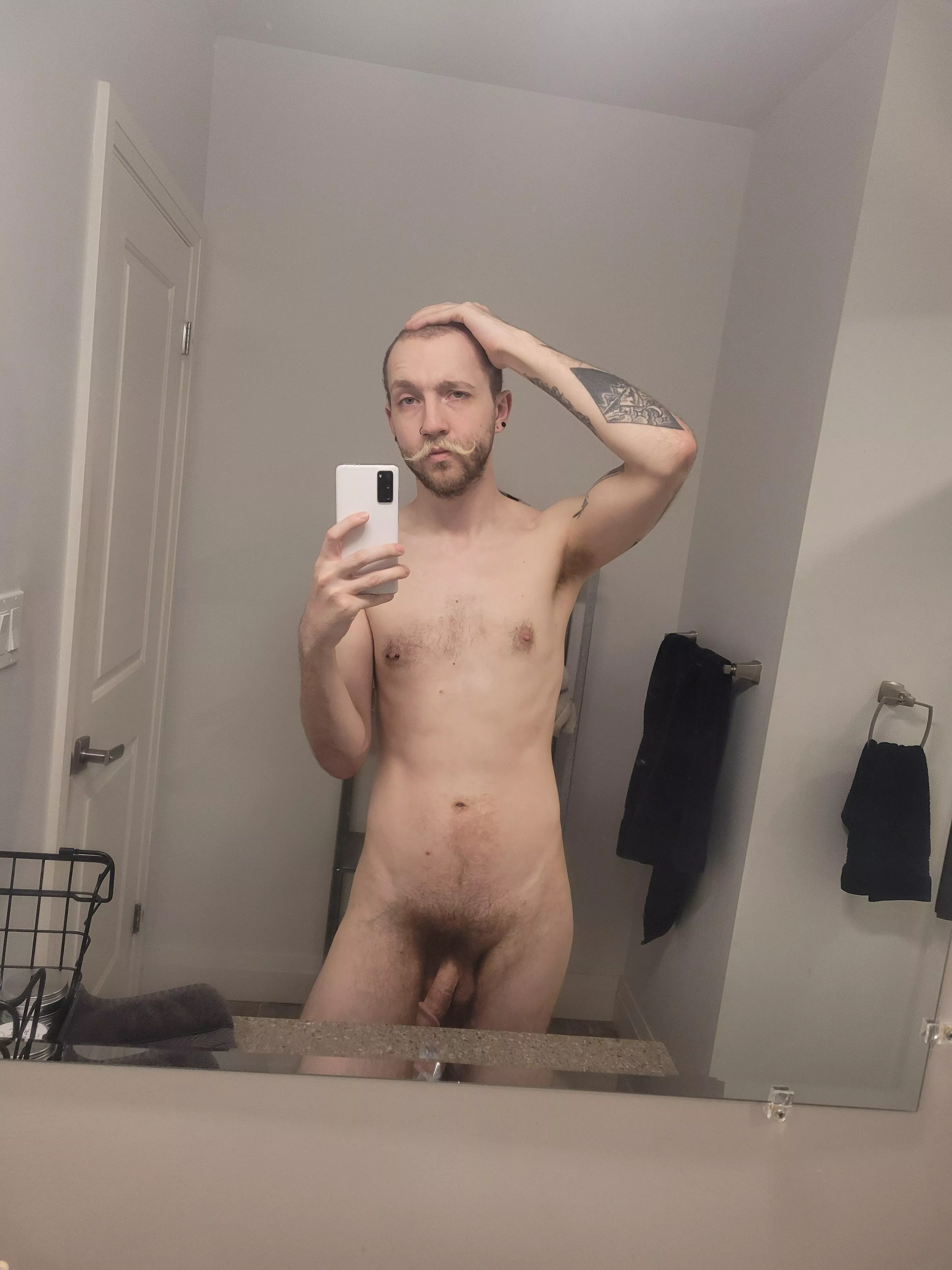 just finished a workout, who's helping wash up?