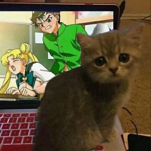 LF color source: 1girl, 1boy, school uniform, very long hair, blonde hair, indoors, from behind, closed eyes, open mouth, blush, look at another, no bra, breasts outside, sex, brown eyes, meme, sailor moon, usagi tsukino.