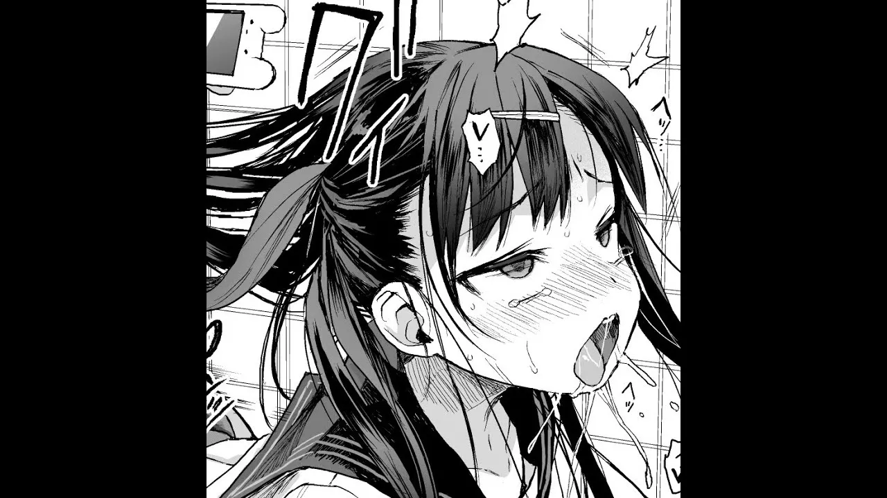 LF MONO Source: ahe gao, open mouth, crying, school uniform, pleasure face, hair pull