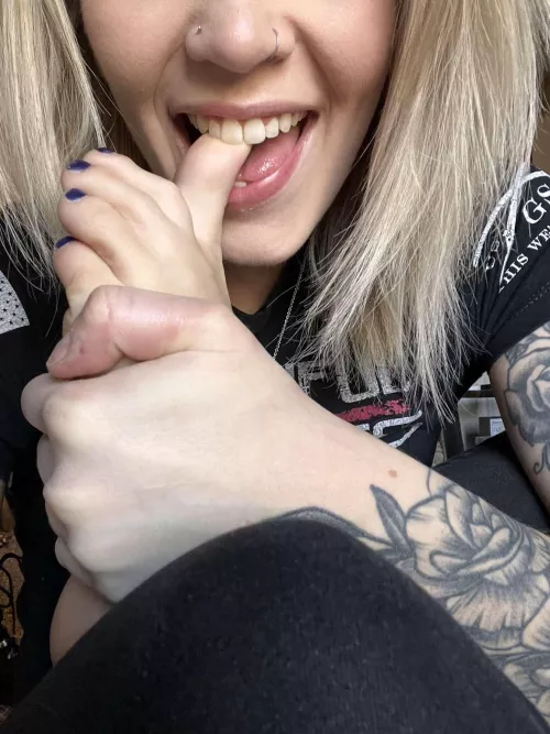 Maybe I like being bitten..