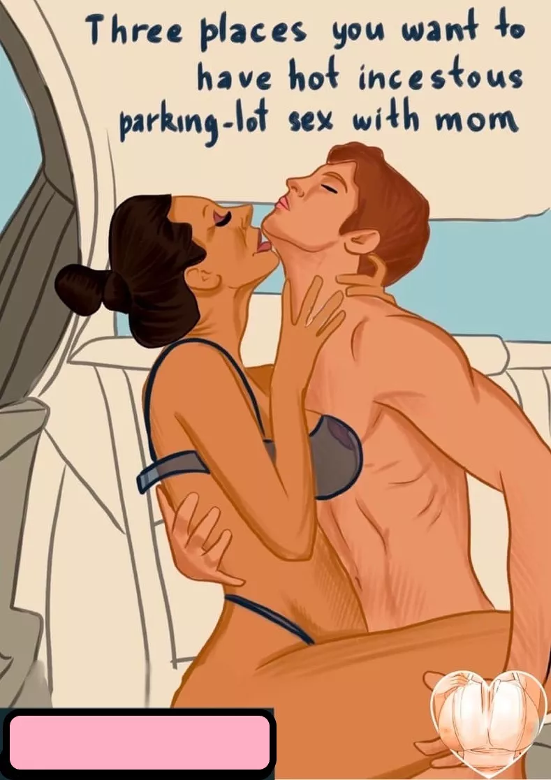 [Mother/Son Incest Art] Mother & Son Parking Lot Sex