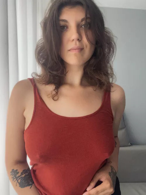 My lucky bra is no bra at all