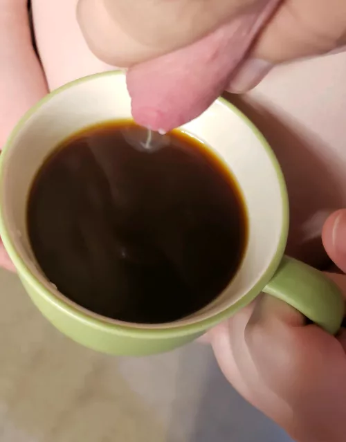 Never too late for some creamer in your coffee