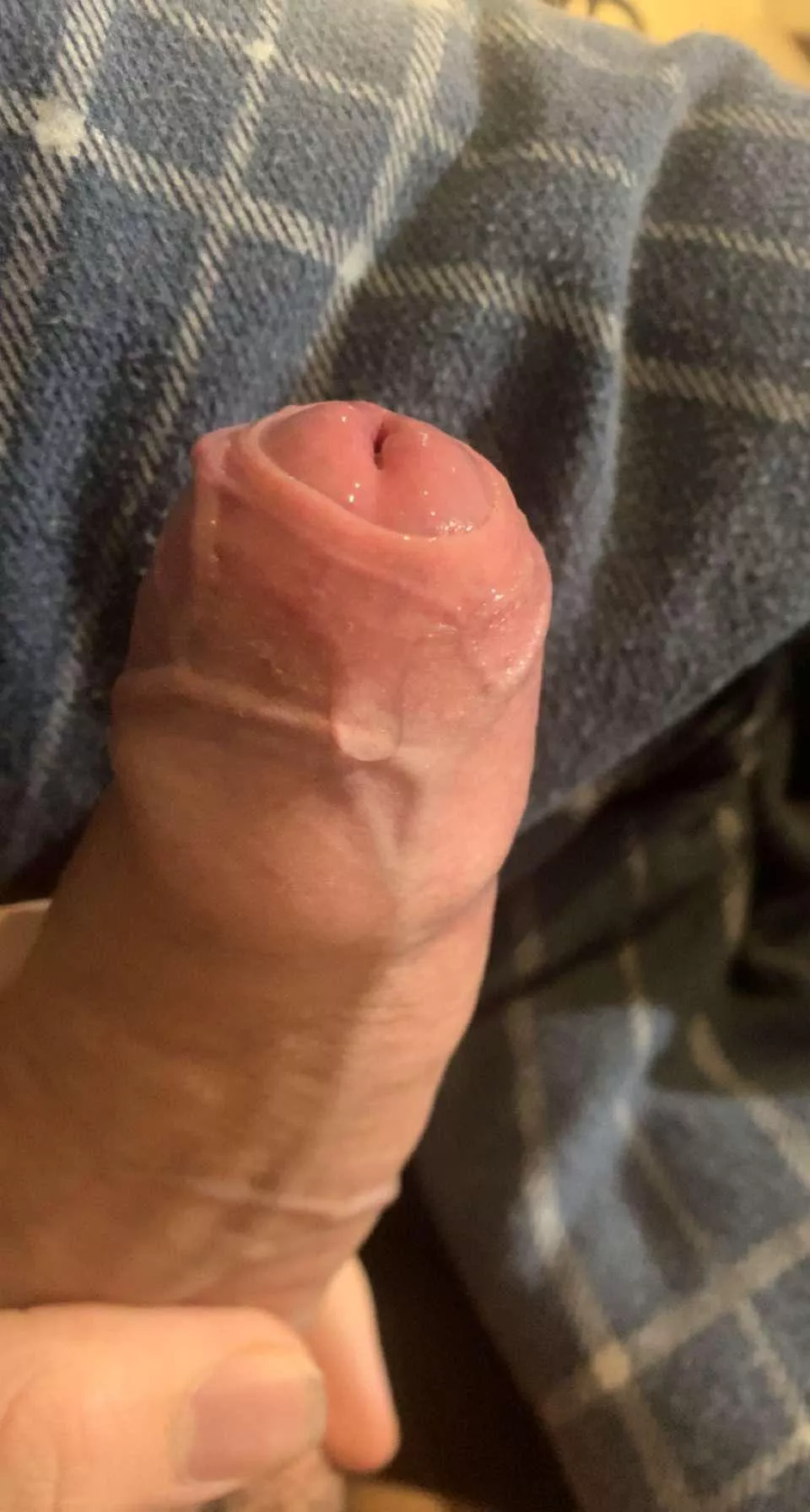 Pre cum foreskin :)