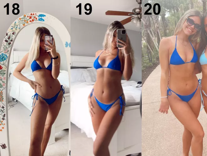 Same Blue Bikini over 3 years IUTR