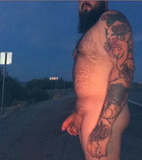 Side of the interstate ten in Arizona