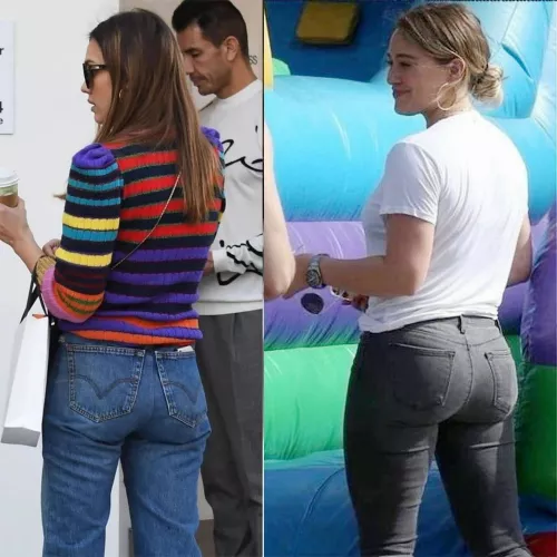 Super horny for Jessica Alba and Hilary Duff and could really use some help from a bud for them