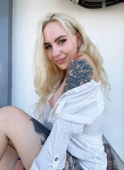 Taking a thick load with a smile on my face