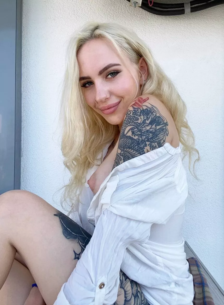 Taking a thick load with a smile on my face