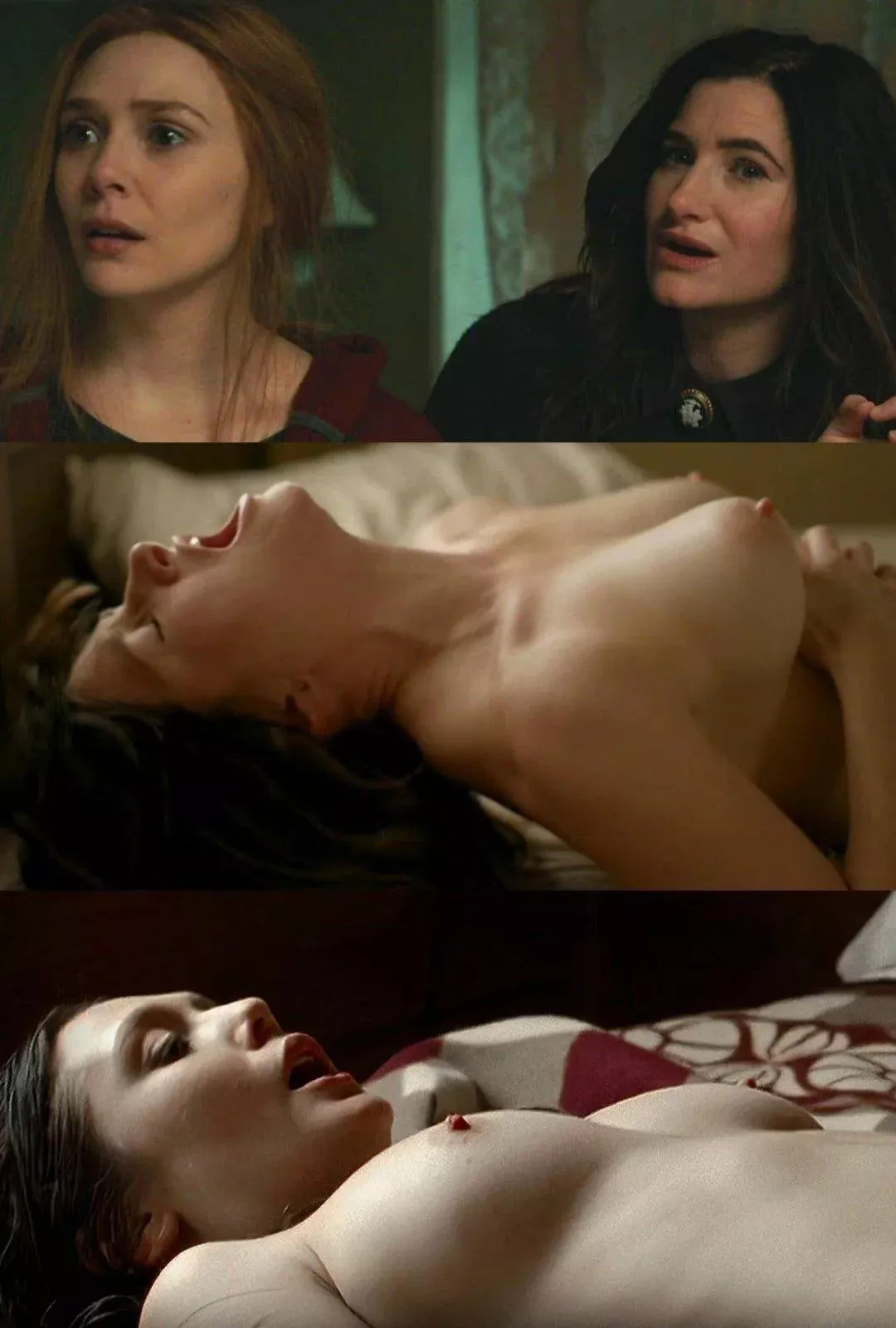 The girls of WandaVision (Elizabeth Olsen & Kathryn Hahn)