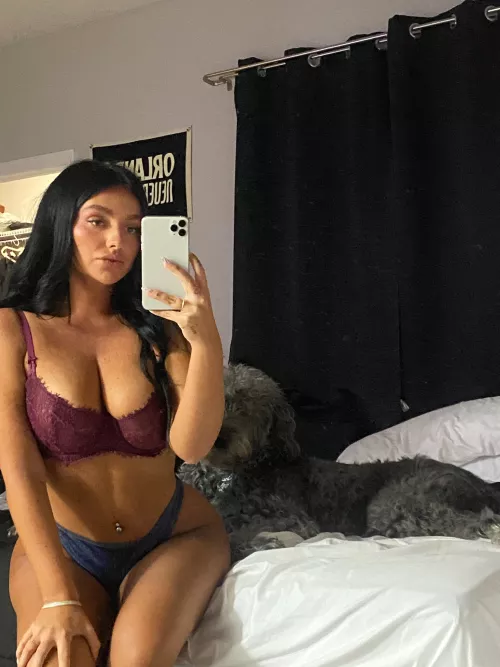 This cozy bed is perfect for sex