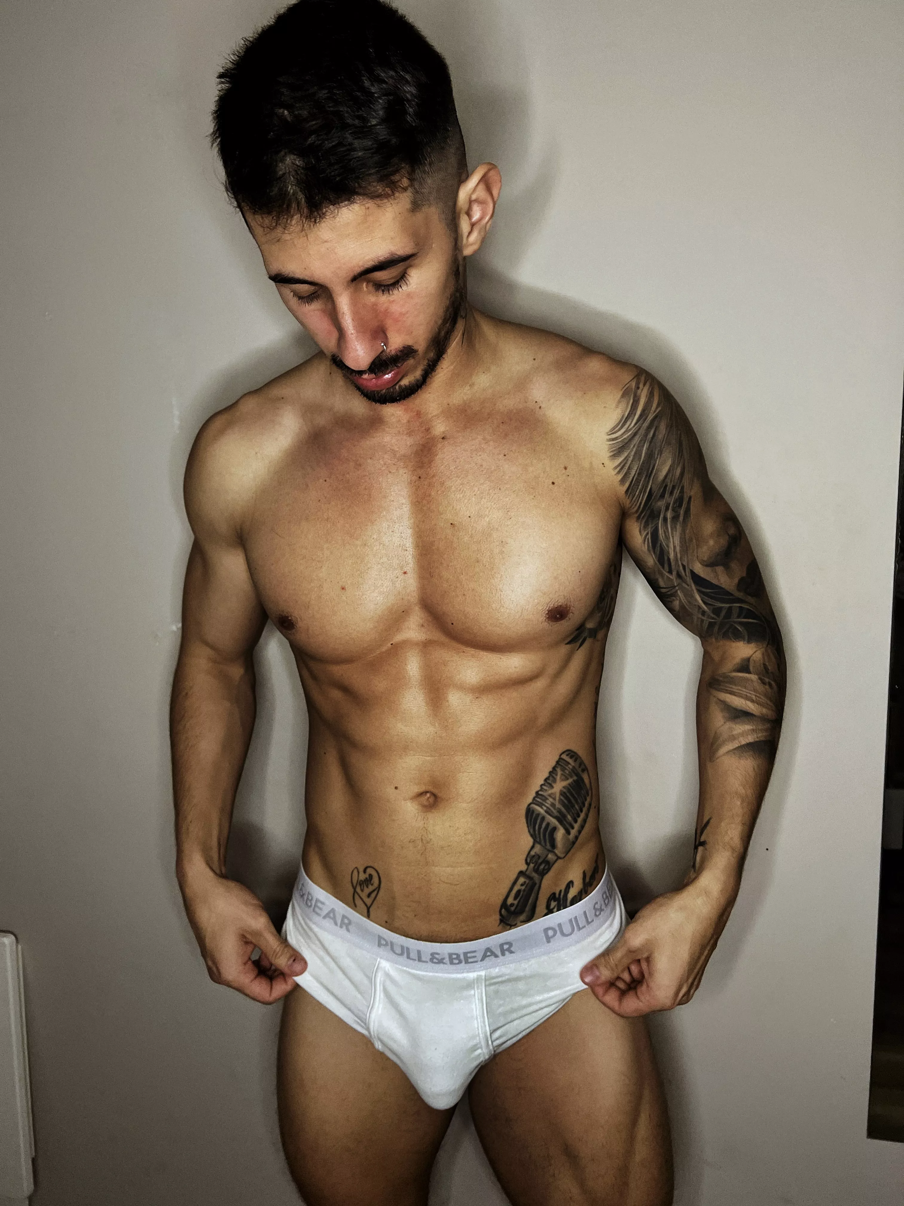 White briefs on tonight