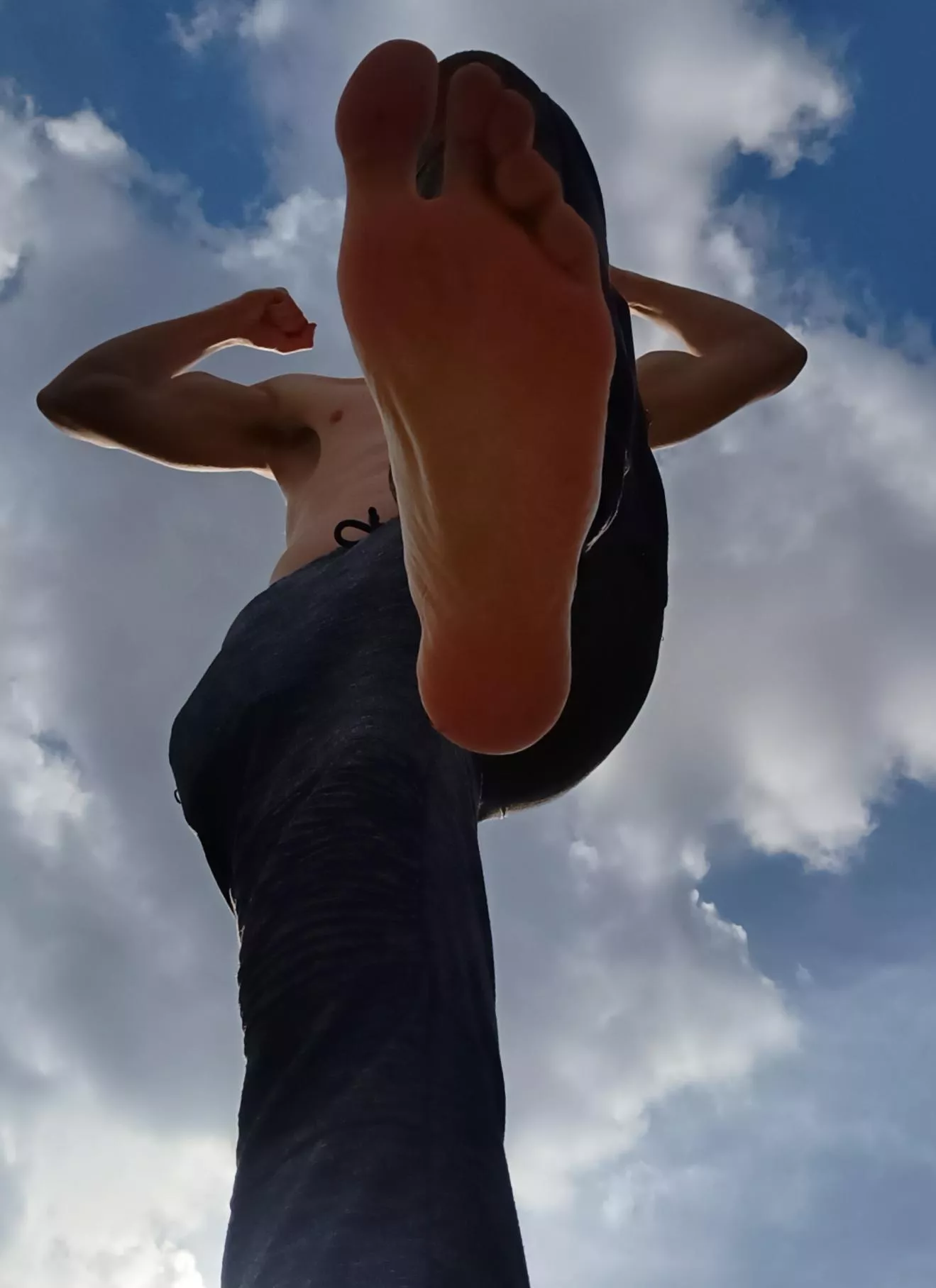 You'll have to get passed this to reach my armpit