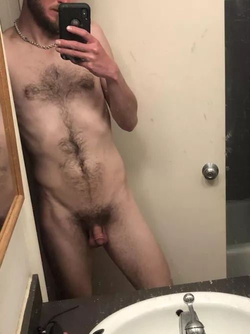 31 I’d love to get your reactions in my dm’s. Do you think you could make my shy cock grow to its full length?