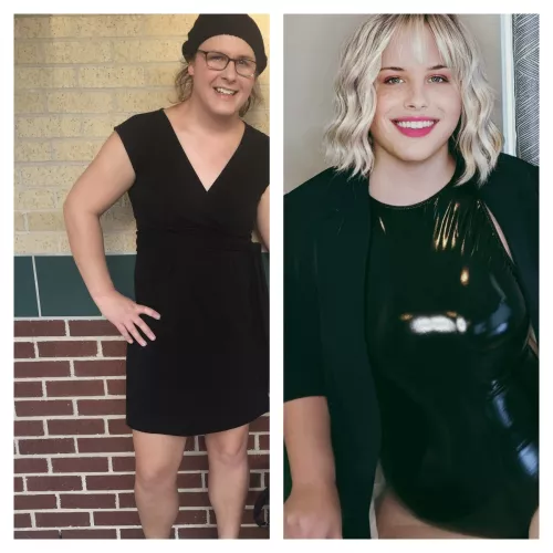 5 years and a lot of plastic later I ended up as a shiny bimbo!