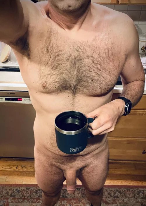 Couldn’t fall back asleep, might as well get up.