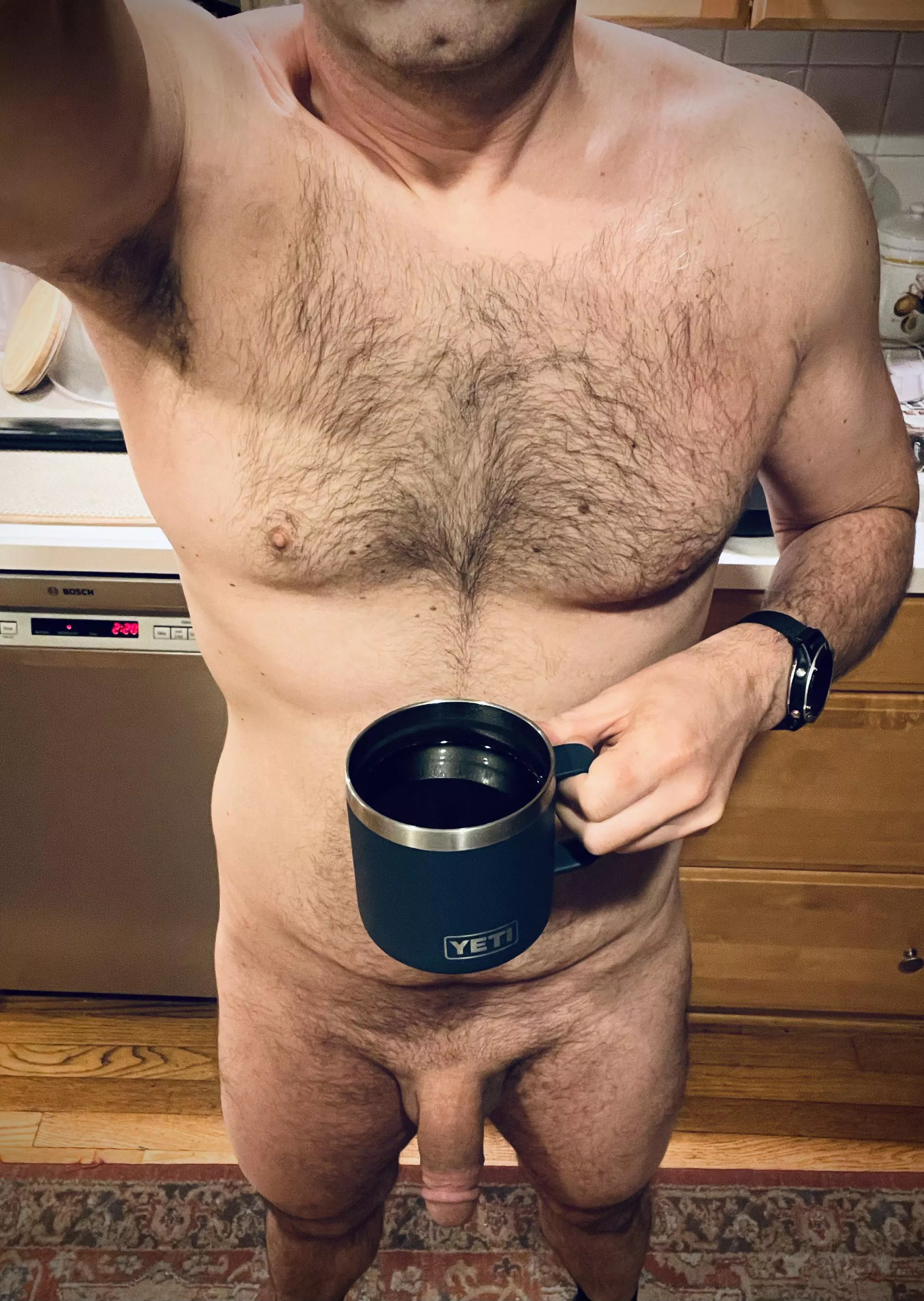 Couldn’t fall back asleep, might as well get up.