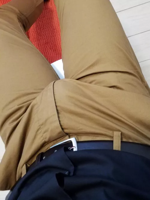 Do these pants make my cock look huge?
