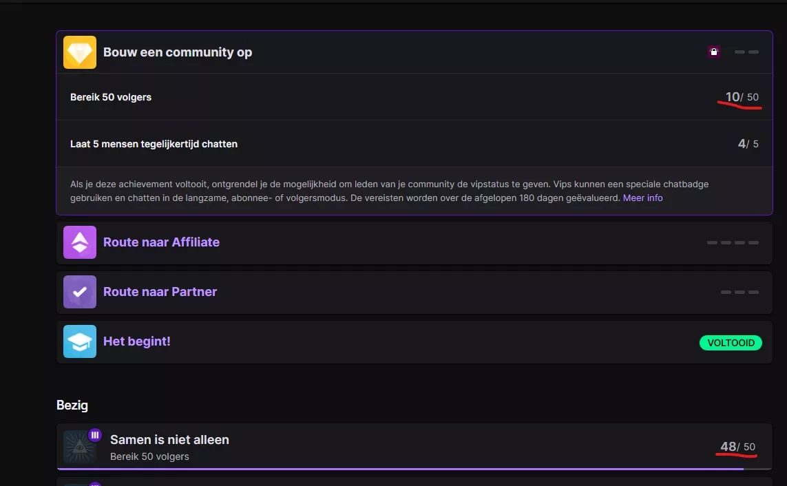 Does anyone know why these two numbers aren't the same? channel page says 48 too