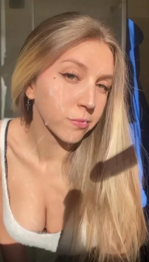 F18 My friends said that if I'd ever wear this top they were gonna cum on me.. well.. they weren't kidding..