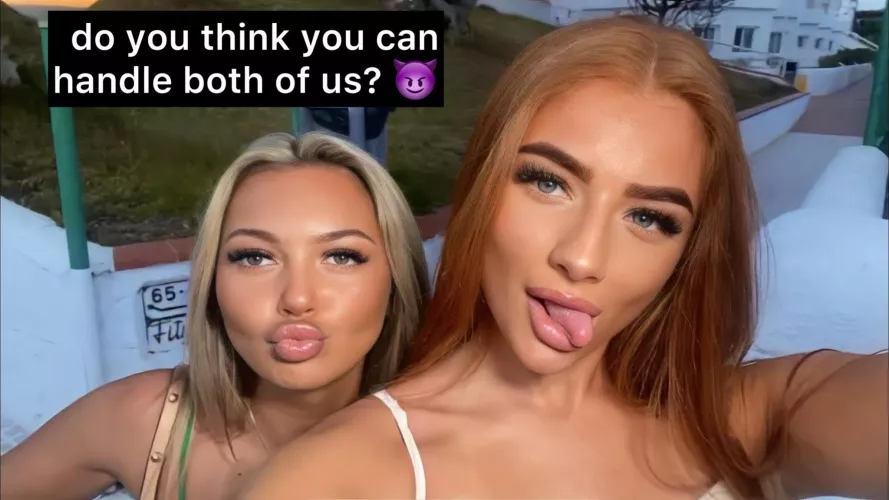 ginger or blonde, which one first? 😈🤤