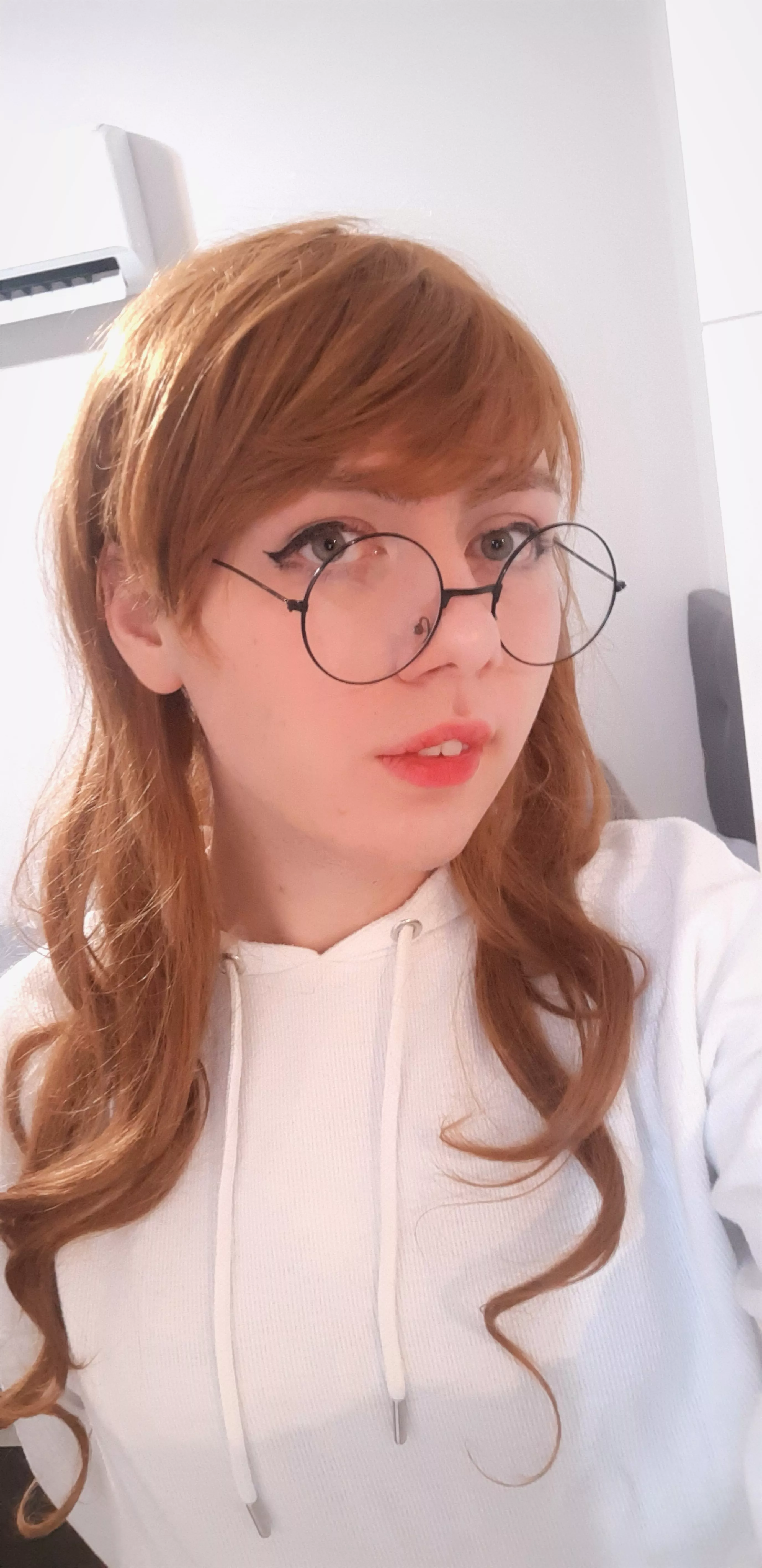 Giving Hair Behind Ears Thing A Try