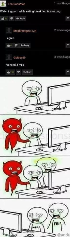 Gotta get that daily protein.