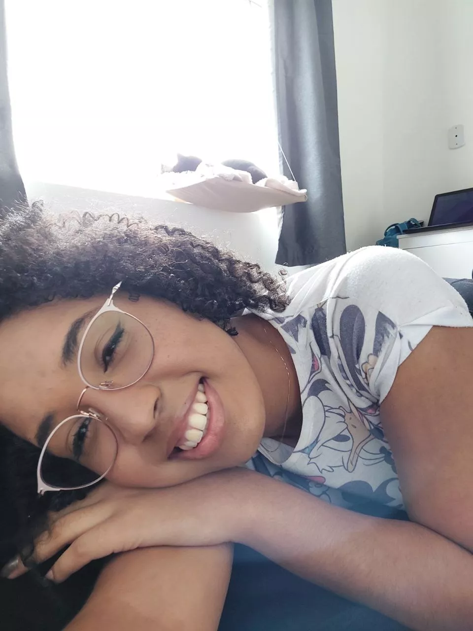 Happy weekend. I'm shy.