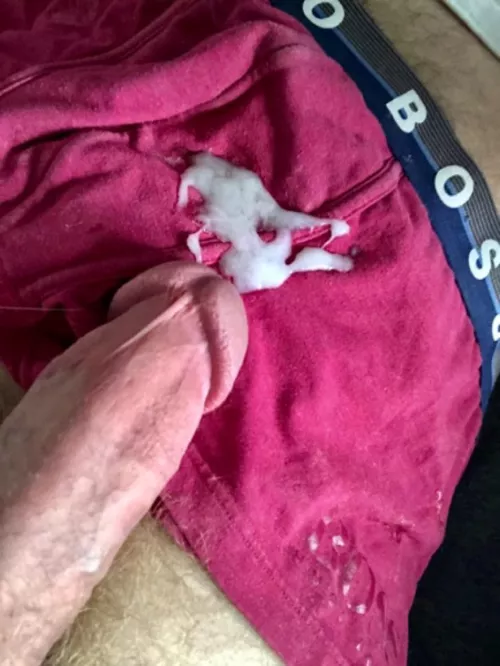 I love the way this load of cum of mine looks. [46]