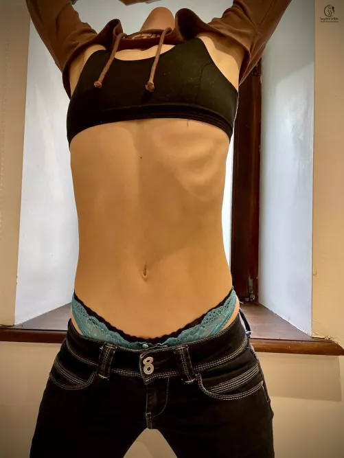 Jeans and panty bluetones