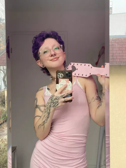 Just because I'm smiling doesn't mean you won't be punished today😈