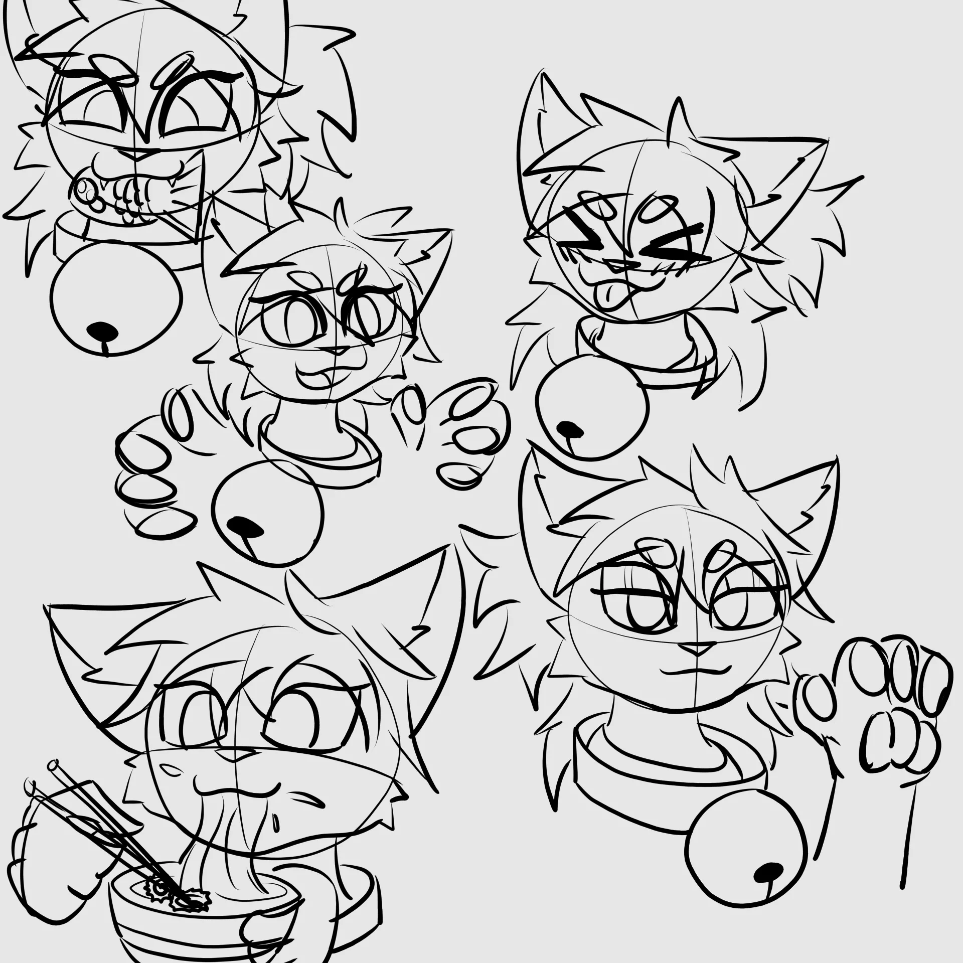 Love doodling my sona :D