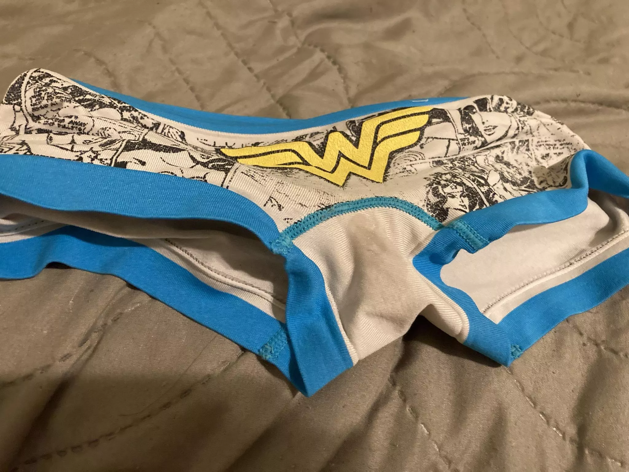Made my Wonder Woman panties wonderfully wet
