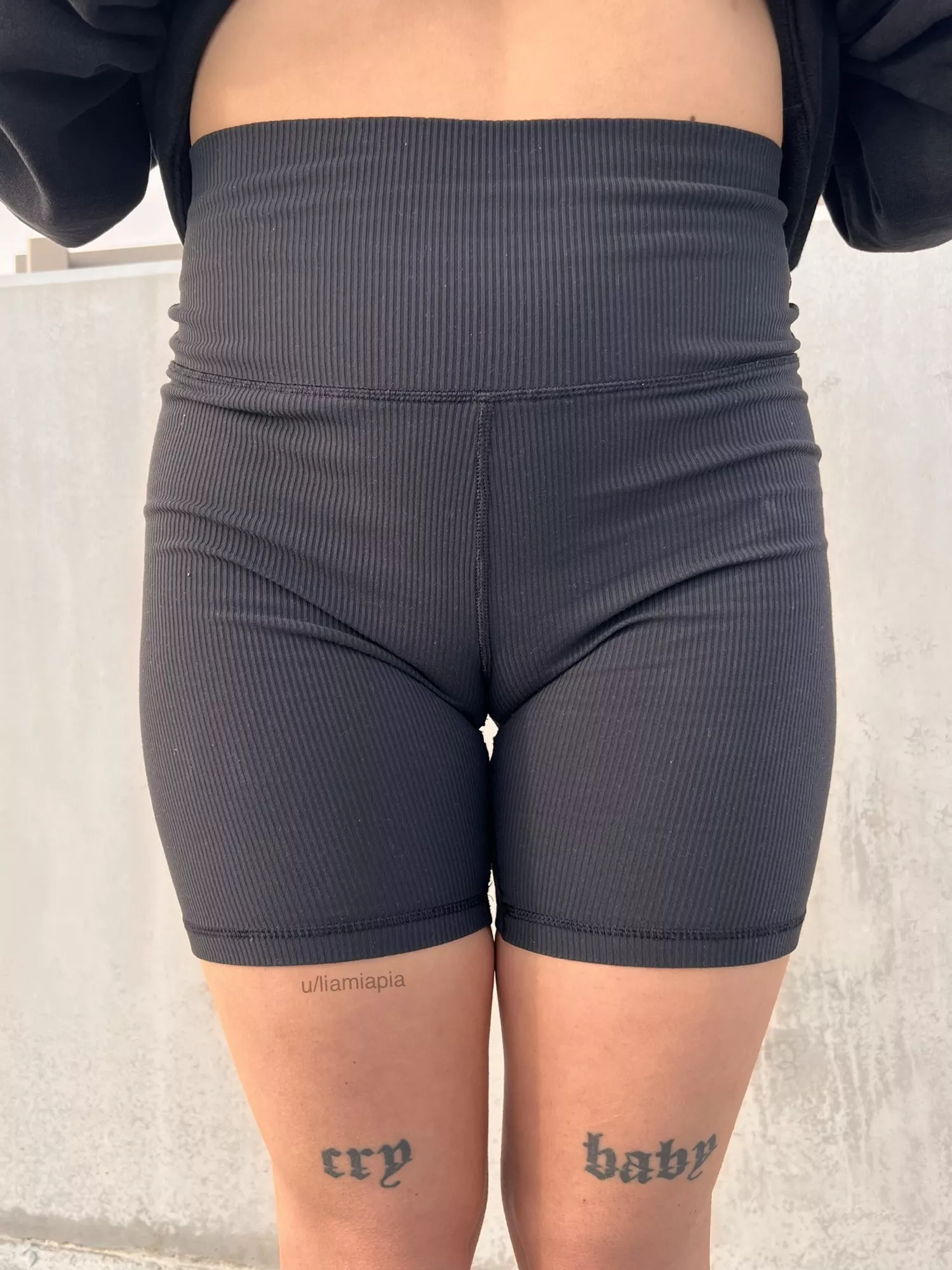 My shorts leave very little left for the imagination