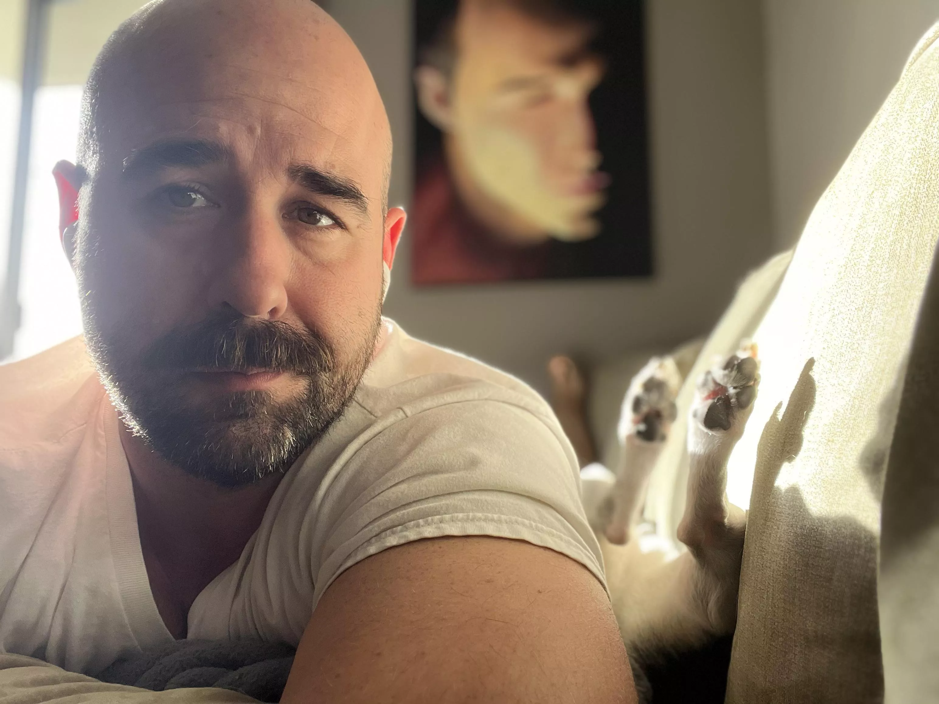 Quality couch time with the pup