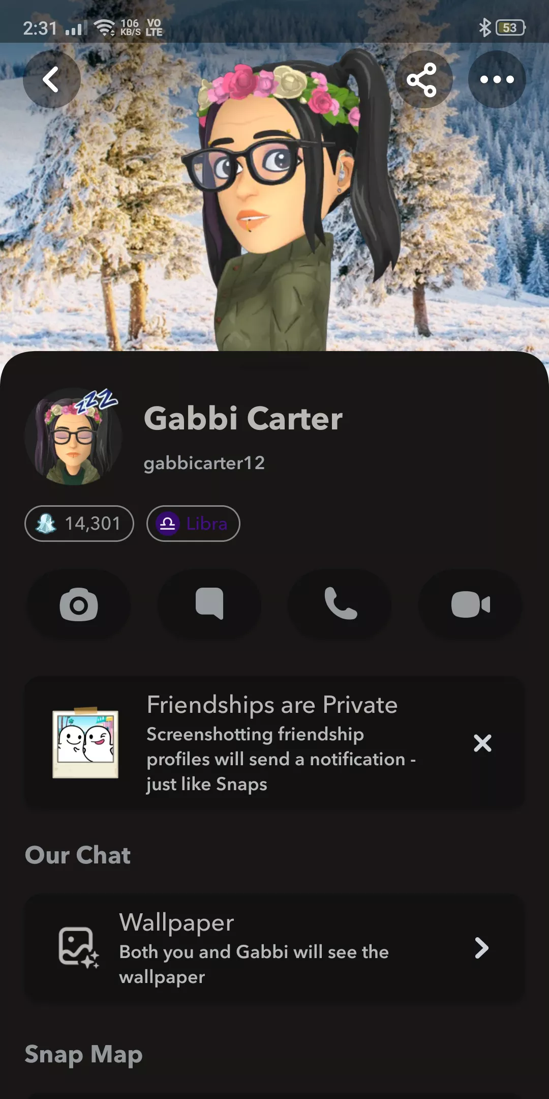 she is awesome try her on snap