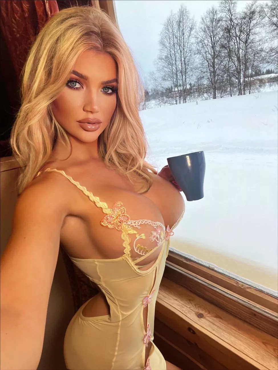 She’s going to melt the snow