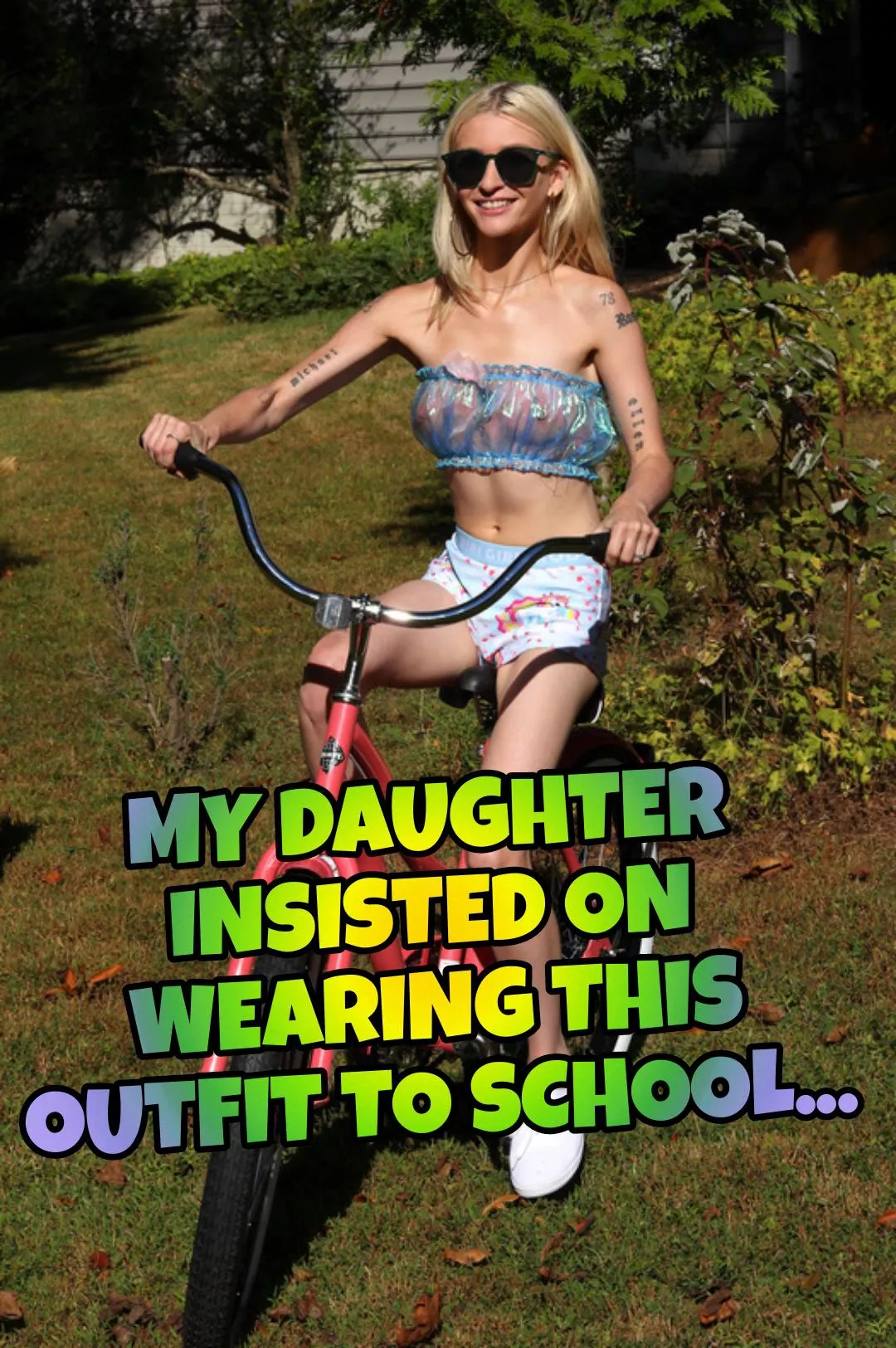 Somehow my daughter has to pass her classes...