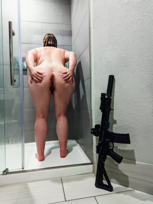 Spreading my cheeks for you