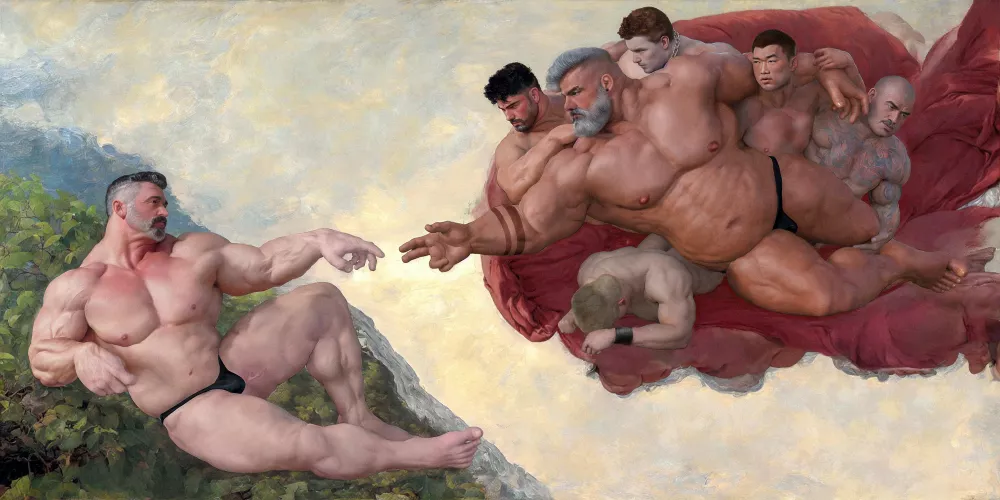 The Corruption of Adam [my art]