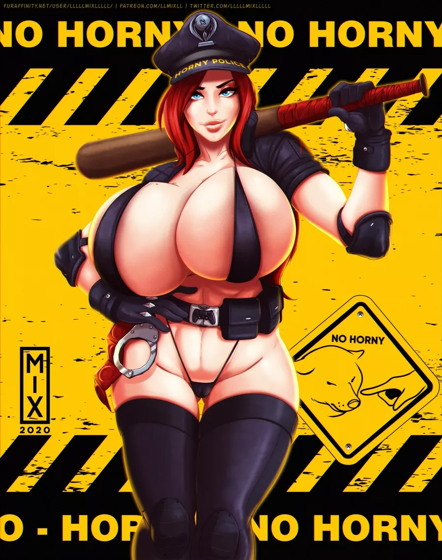 The horny police has arrived (Galacticmichi)